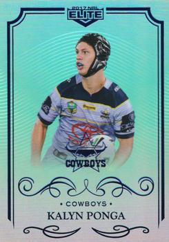 2017 NRL Elite - Silver Specials Parallel #SS087 Kalyn Ponga Front